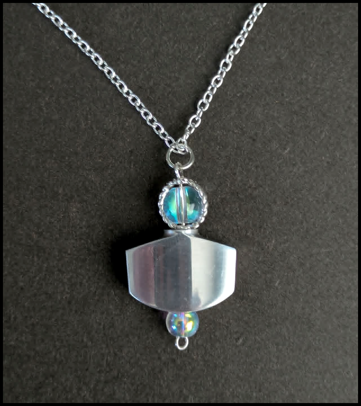 Tuner button necklace