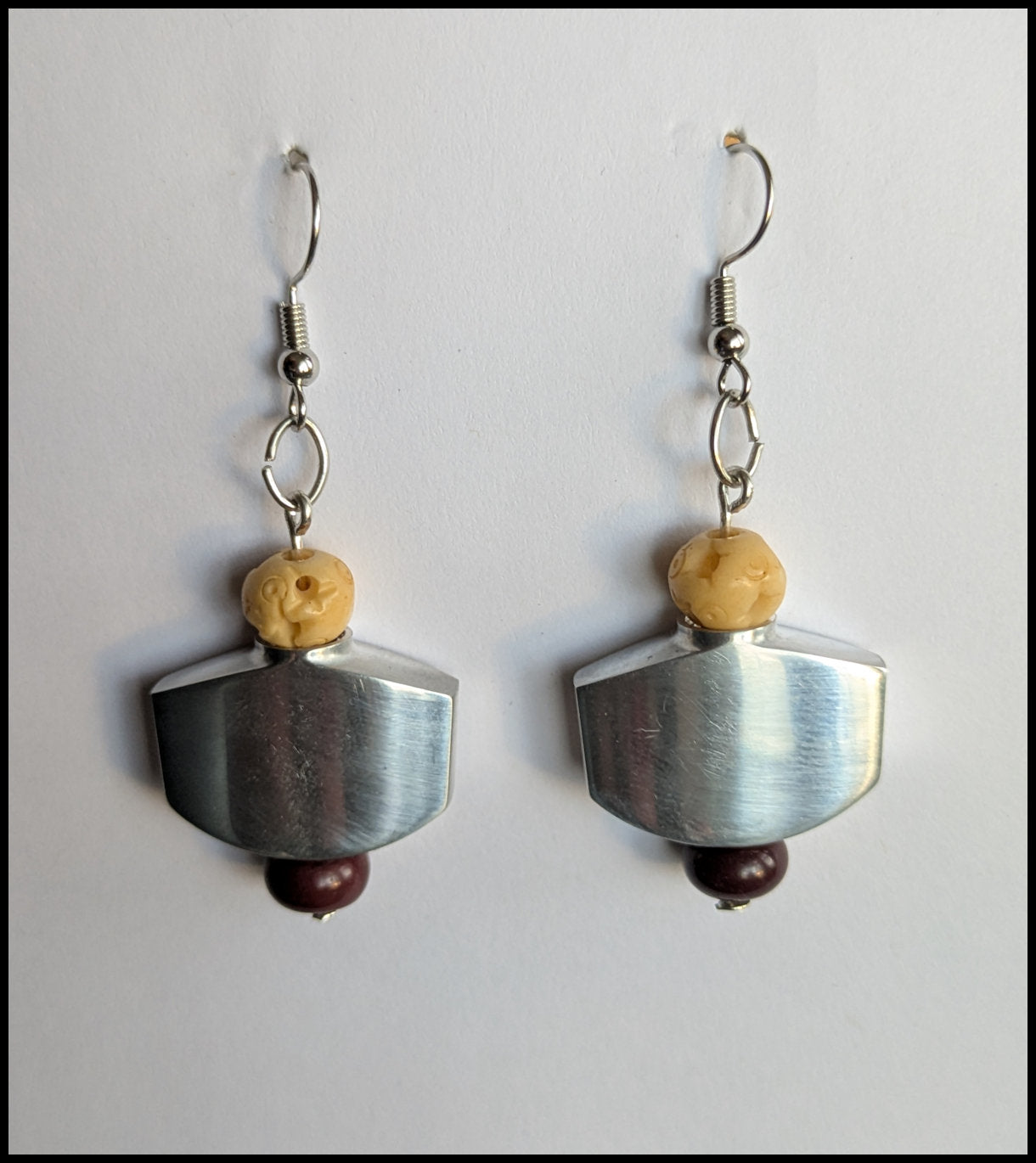 Guitar tuner button earrings