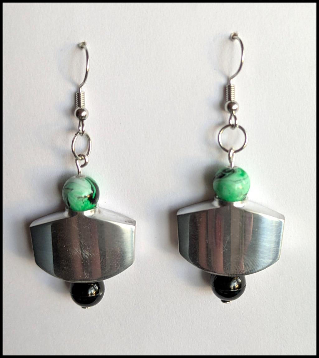 Guitar tuner button earrings